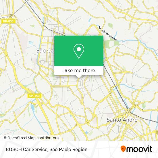 Mapa BOSCH Car Service