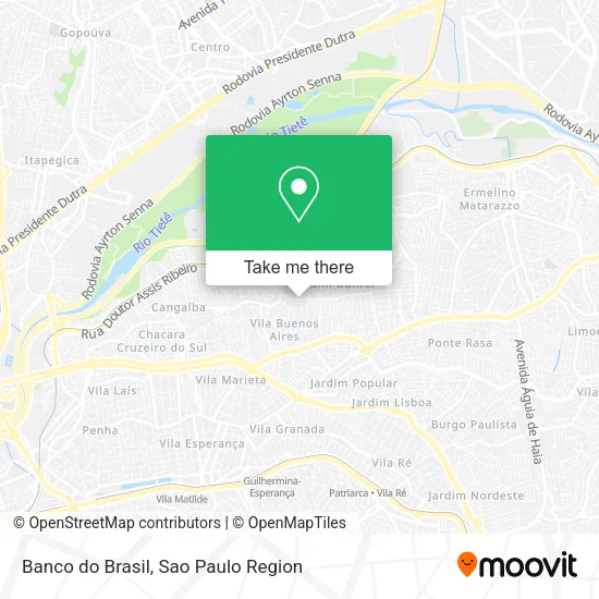 Banco do Brasil map