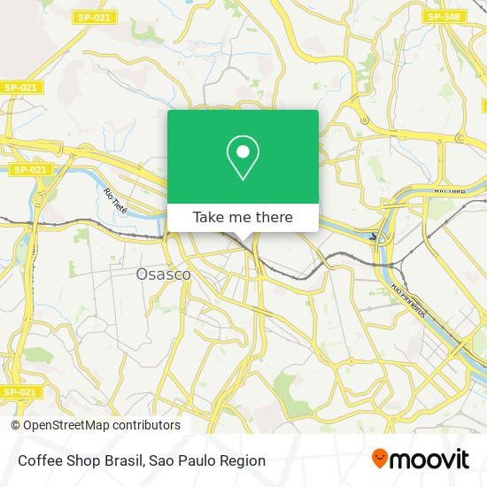 Coffee Shop Brasil map