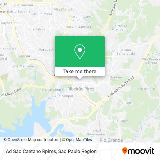 Mapa Ad São Caetano Rpires