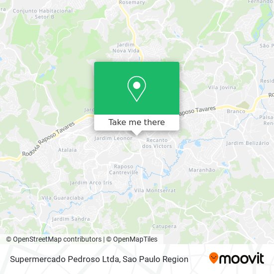 Supermercado Pedroso Ltda map