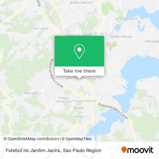 Futebol no Jardim Jacira. map