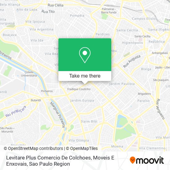 Levitare Plus Comercio De Colchoes, Moveis E Enxovais map