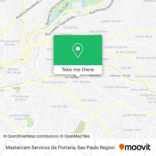 Mastercam Servicos De Portaria map