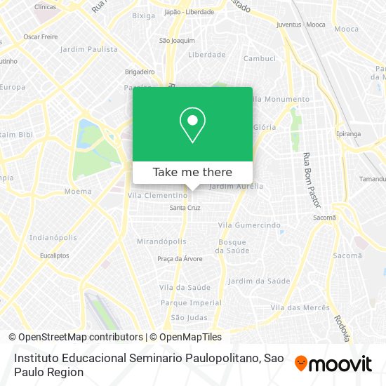 Instituto Educacional Seminario Paulopolitano map