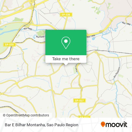 Bar E Bilhar Montanha map