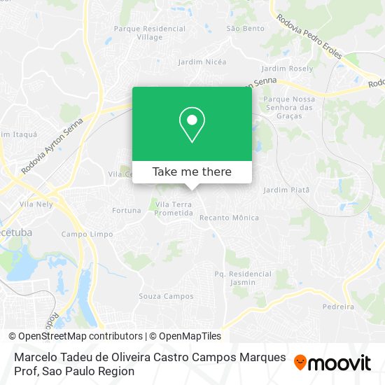 Mapa Marcelo Tadeu de Oliveira Castro Campos Marques Prof