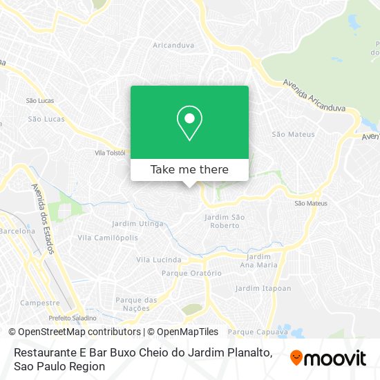 Restaurante E Bar Buxo Cheio do Jardim Planalto map