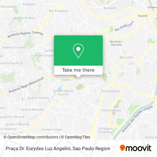 Praça Dr. Eurydes Luz Angelini map