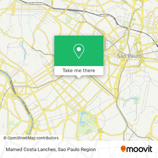 Mamed Costa Lanches map