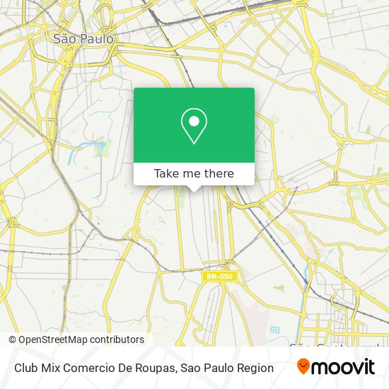Mapa Club Mix Comercio De Roupas