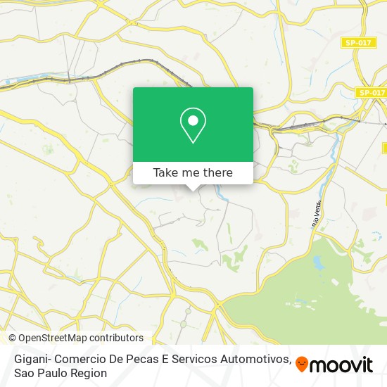 Gigani- Comercio De Pecas E Servicos Automotivos map