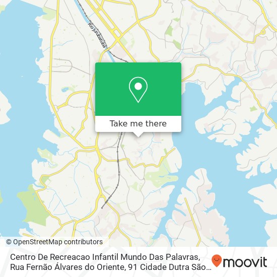 Centro De Recreacao Infantil Mundo Das Palavras, Rua Fernão Álvares do Oriente, 91 Cidade Dutra São Paulo-SP 04812-310 map