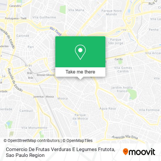 Comercio De Frutas Verduras E Legumes Frutota map