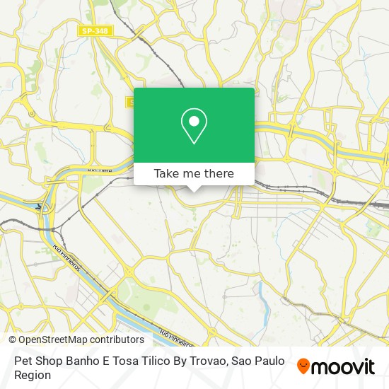 Mapa Pet Shop Banho E Tosa Tilico By Trovao