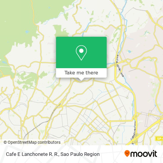 Cafe E Lanchonete R. R. map