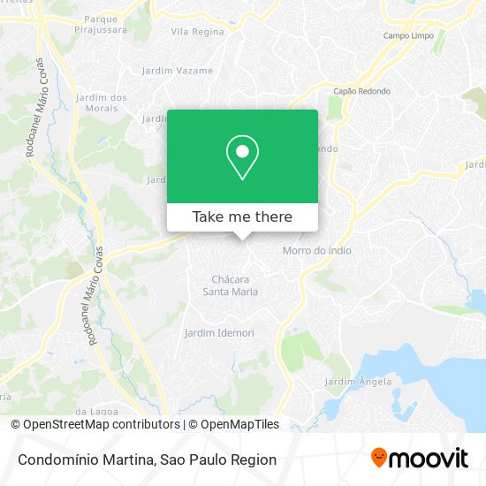 Condomínio Martina map