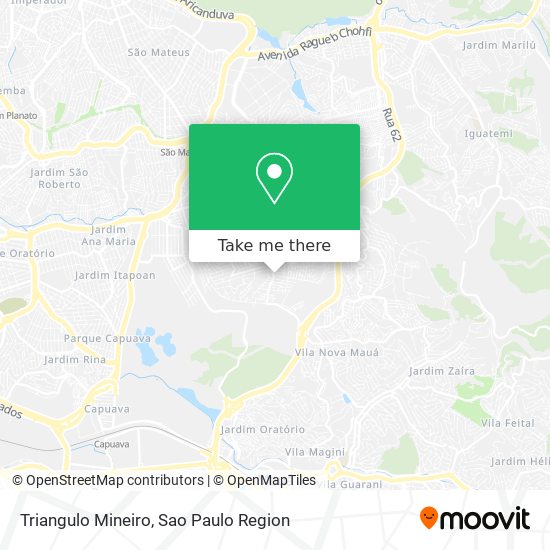 Triangulo Mineiro map