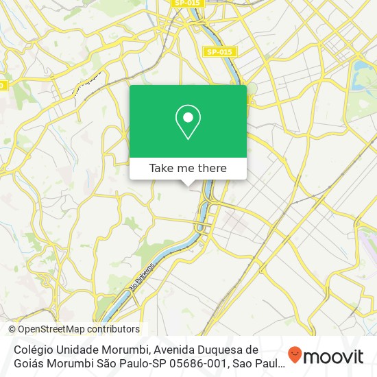 Colégio Unidade Morumbi, Avenida Duquesa de Goiás Morumbi São Paulo-SP 05686-001 map