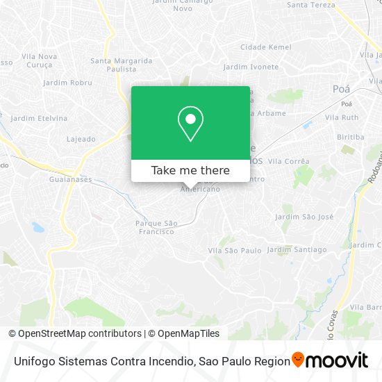 Unifogo Sistemas Contra Incendio map