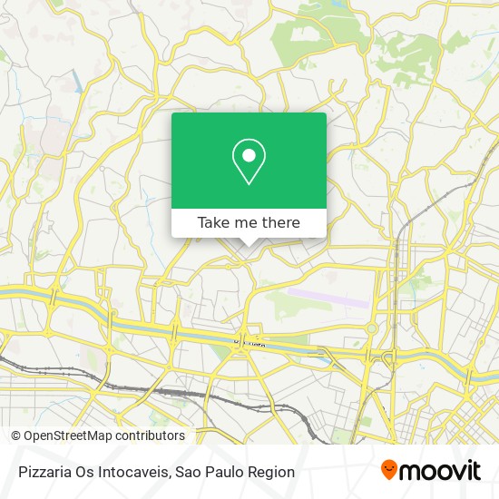 Pizzaria Os Intocaveis map