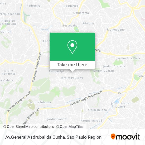 Mapa Av.General Asdrubal da Cunha