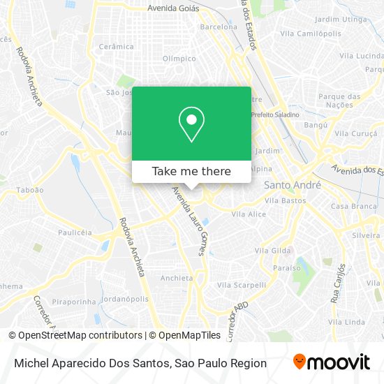 Michel Aparecido Dos Santos map