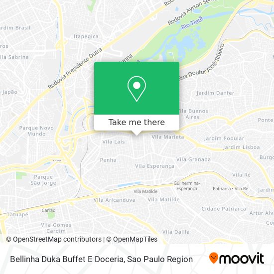 Mapa Bellinha Duka Buffet E Doceria