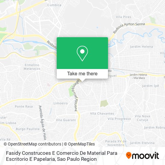 Fasidy Construcoes E Comercio De Material Para Escritorio E Papelaria map