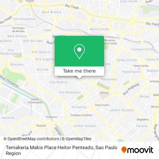 Temakeria Makis Place Heitor Penteado map