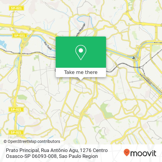 Prato Principal, Rua Antônio Agu, 1276 Centro Osasco-SP 06093-008 map