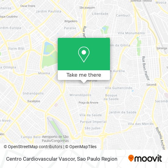 Centro Cardiovascular Vascor map