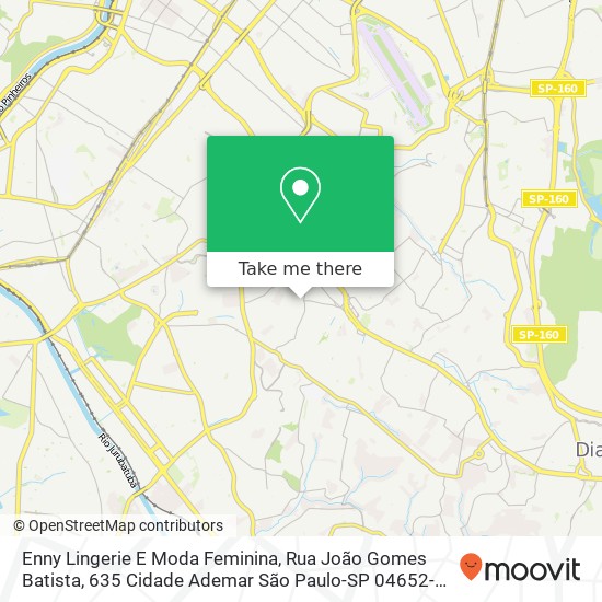 Enny Lingerie E Moda Feminina, Rua João Gomes Batista, 635 Cidade Ademar São Paulo-SP 04652-160 map