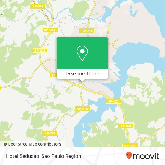 Hotel Seducao map