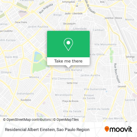 Residencial Albert Einstein map