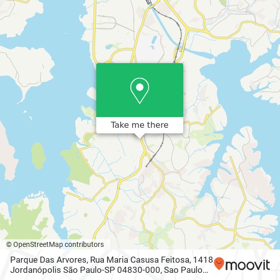 Parque Das Arvores, Rua Maria Casusa Feitosa, 1418 Jordanópolis São Paulo-SP 04830-000 map