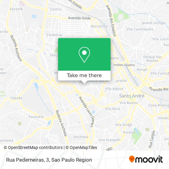 Rua Pederneiras, 3 map