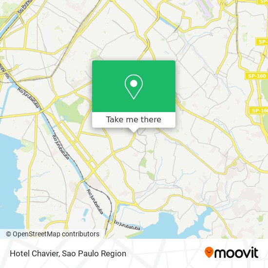 Hotel Chavier map