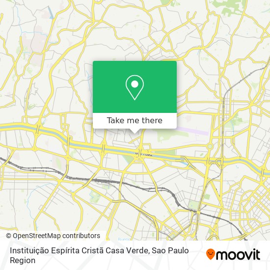 Instituição Espírita Cristã Casa Verde map