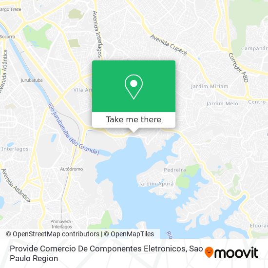 Provide Comercio De Componentes Eletronicos map