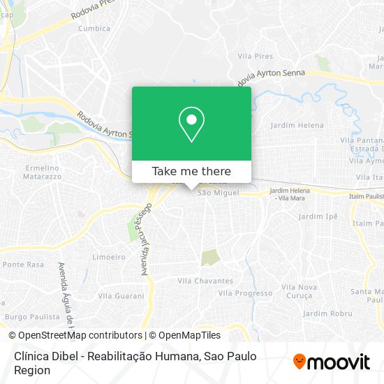 Clínica Dibel - Reabilitação Humana map