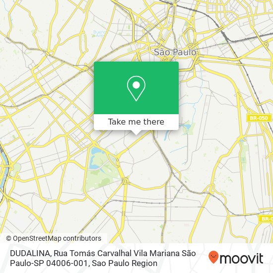 DUDALINA, Rua Tomás Carvalhal Vila Mariana São Paulo-SP 04006-001 map