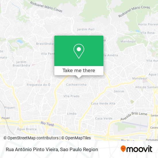 Rua Antônio Pinto Vieira map
