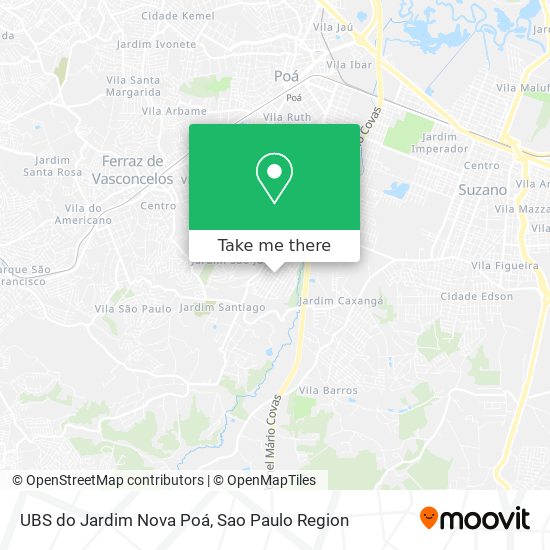 UBS do Jardim Nova Poá map