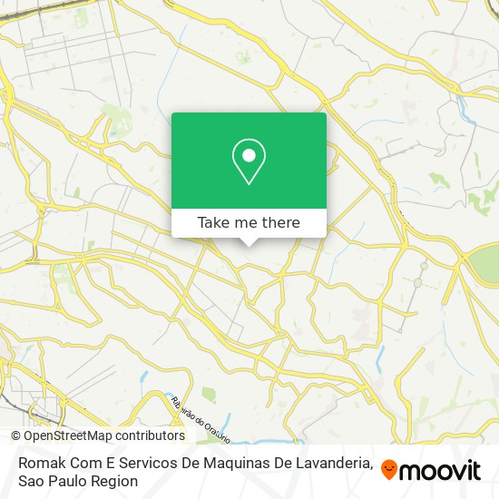 Mapa Romak Com E Servicos De Maquinas De Lavanderia