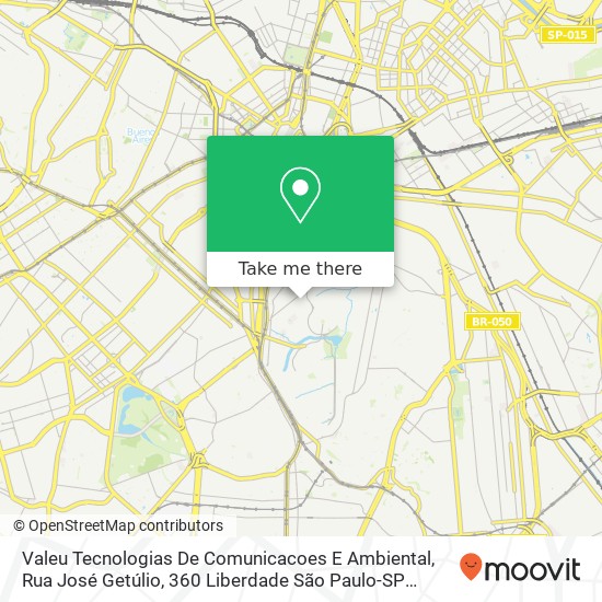 Valeu Tecnologias De Comunicacoes E Ambiental, Rua José Getúlio, 360 Liberdade São Paulo-SP 01509-000 map