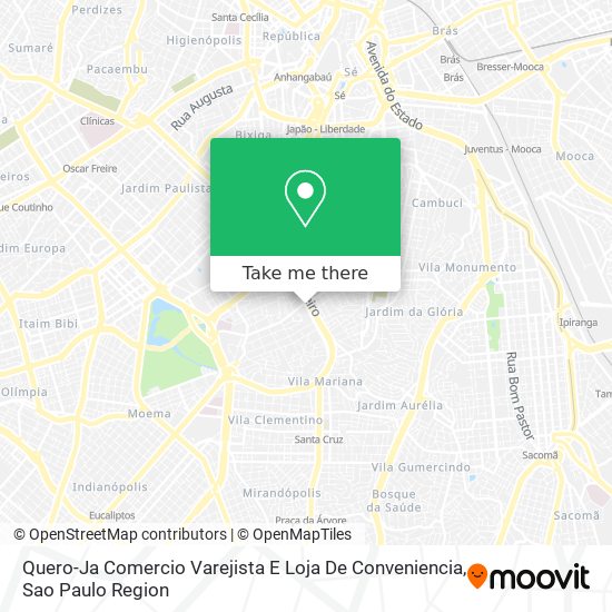 Mapa Quero-Ja Comercio Varejista E Loja De Conveniencia