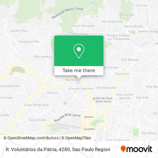 R. Voluntários da Pátria, 4280 map