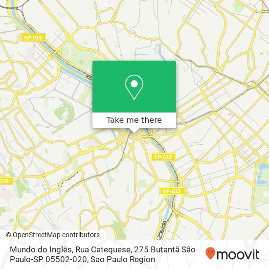 Mundo do Inglês, Rua Catequese, 275 Butantã São Paulo-SP 05502-020 map