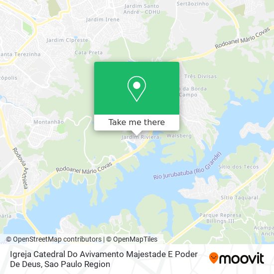Igreja Catedral Do Avivamento Majestade E Poder De Deus map